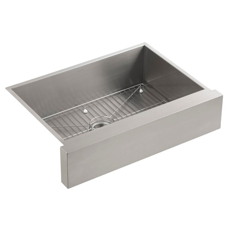 Vault Under-Mount Single-Bowl Kitchen Sink, Stainless Steel