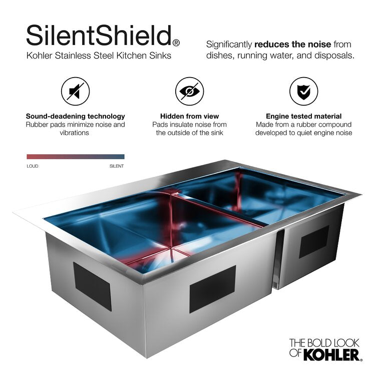 Vault Under-Mount Single-Bowl Kitchen Sink, Stainless Steel