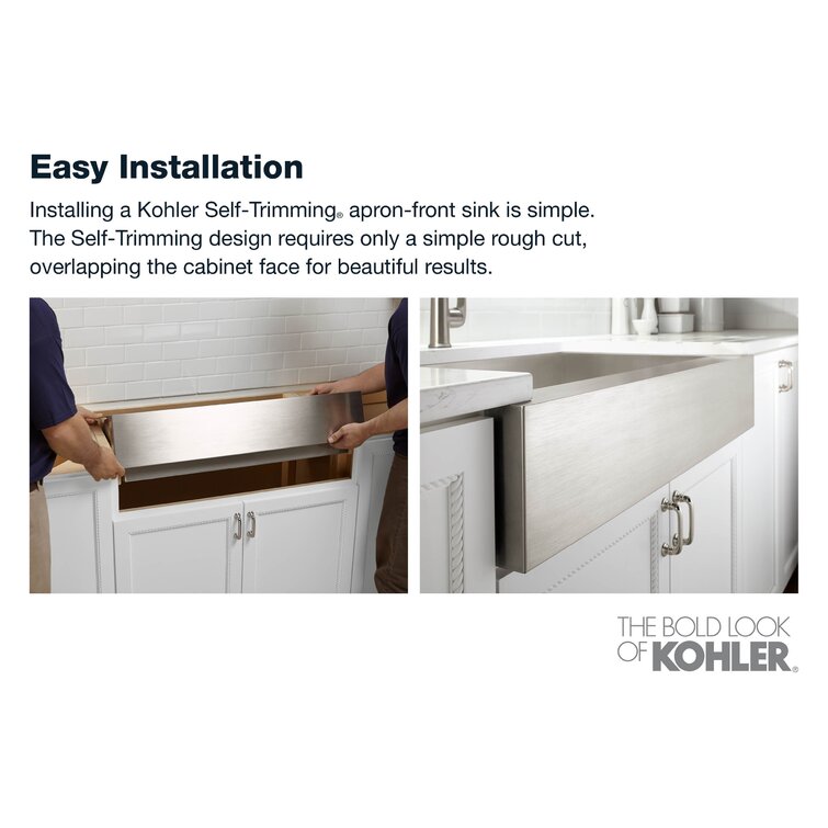 Vault Under-Mount Single-Bowl Kitchen Sink, Stainless Steel