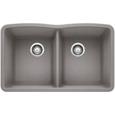 Diamond 32" Undermount Double Basin SILGRANIT Kitchen Sink