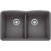 Diamond 32" Undermount Double Basin SILGRANIT Kitchen Sink