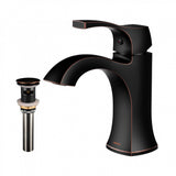 Karran Randburg KBF520 Single-Handle Single Hole Basin Bathroom Faucet with Matching Pop-up Drain