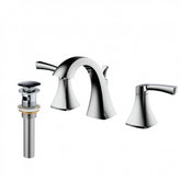 Karran Randburg KBF524 2-Handle Three Hole Widespread Bathroom Faucet with Matching Pop-up Drain