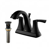 Karran Randburg KBF526 2-Handle Two Hole Centerset Faucet Bathroom Faucet with Matching Pop-up Drain