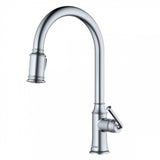 Karran Auburn One-Handle Pull Down Dual Function Sprayer Kitchen Faucet