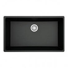 QU-812 Quartz 32.5 in. Large Single Bowl Undermount Kitchen Sink