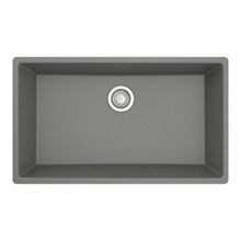 QU-812 Quartz 32.5 in. Large Single Bowl Undermount Kitchen Sink