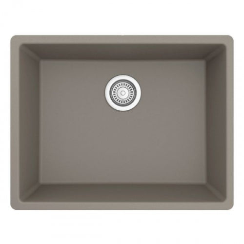 Karran QU-820 Undermount 24-3/8" Single Bowl Quartz Kitchen Sink