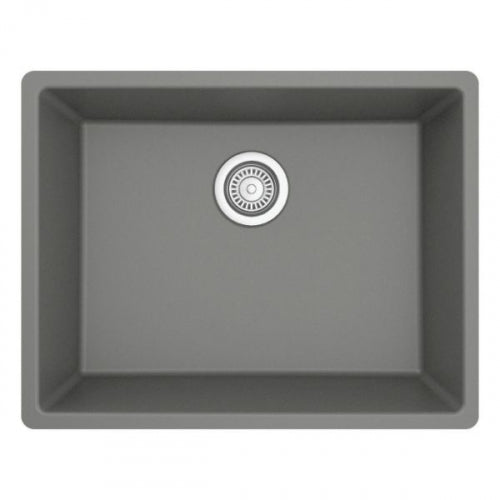 Karran QU-820 Undermount 24-3/8" Single Bowl Quartz Kitchen Sink