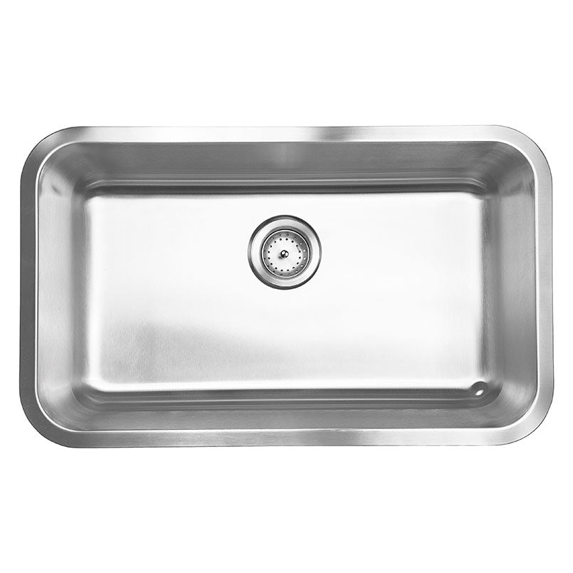 Undermount Stainless Steel 30 in. Single Bowl Kitchen Sink