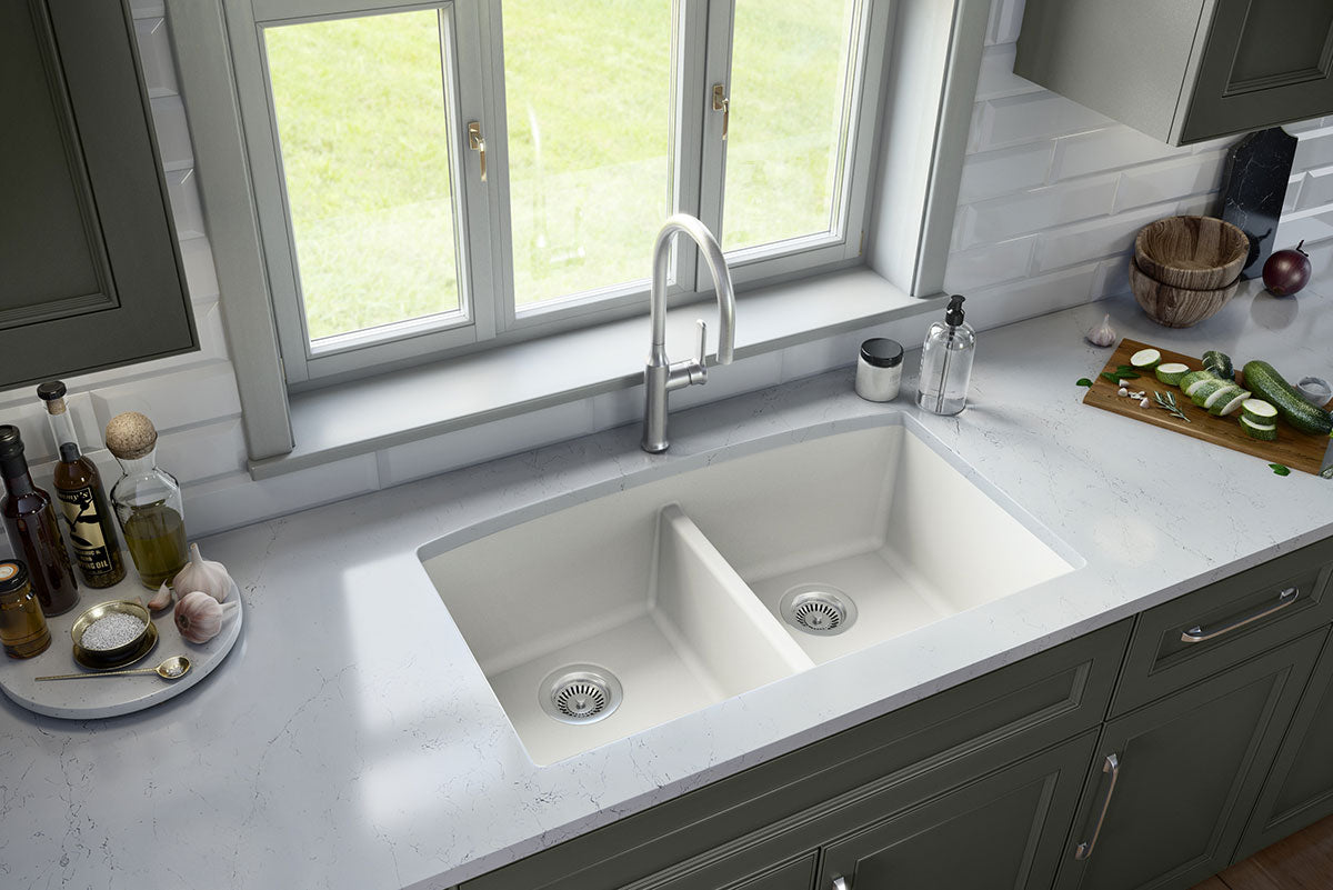 Quartz 50/50 Double Bowl Sink